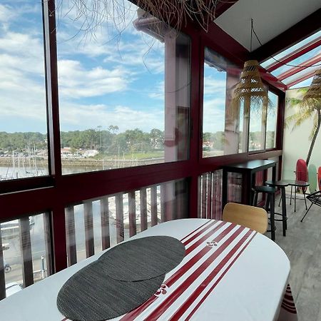 Апартаменти Port Sud - T3 En Duplex Avec Vue Panoramique Sur Le Port De Капбретон Екстер'єр фото