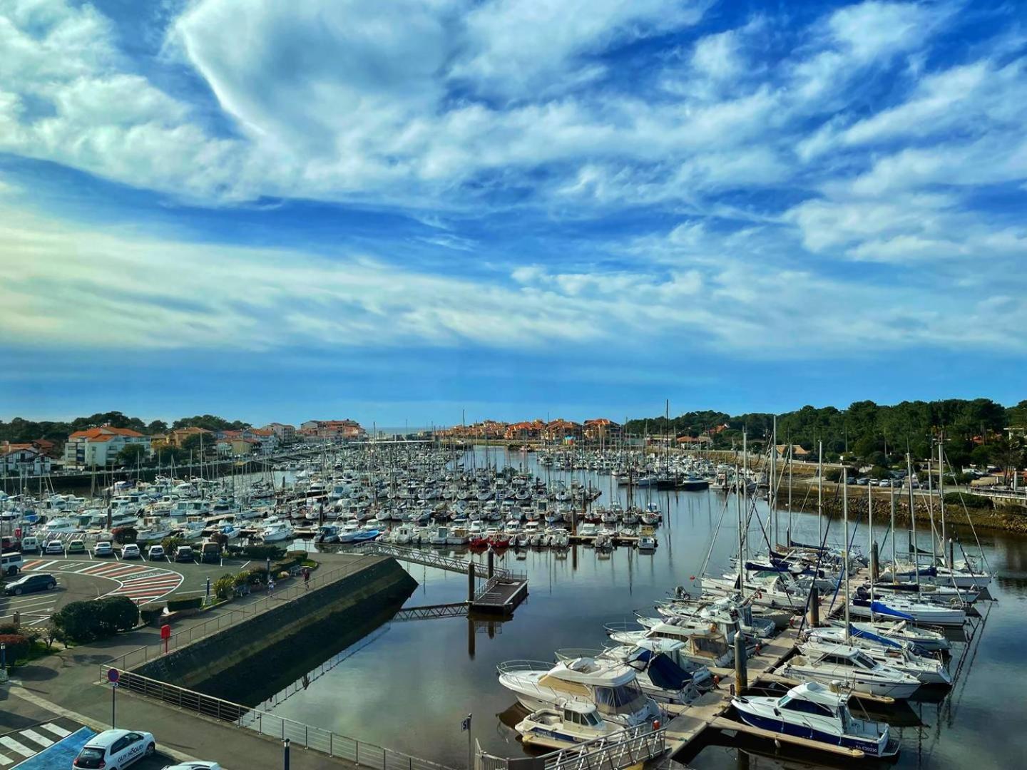 Апартаменти Port Sud - T3 En Duplex Avec Vue Panoramique Sur Le Port De Капбретон Екстер'єр фото