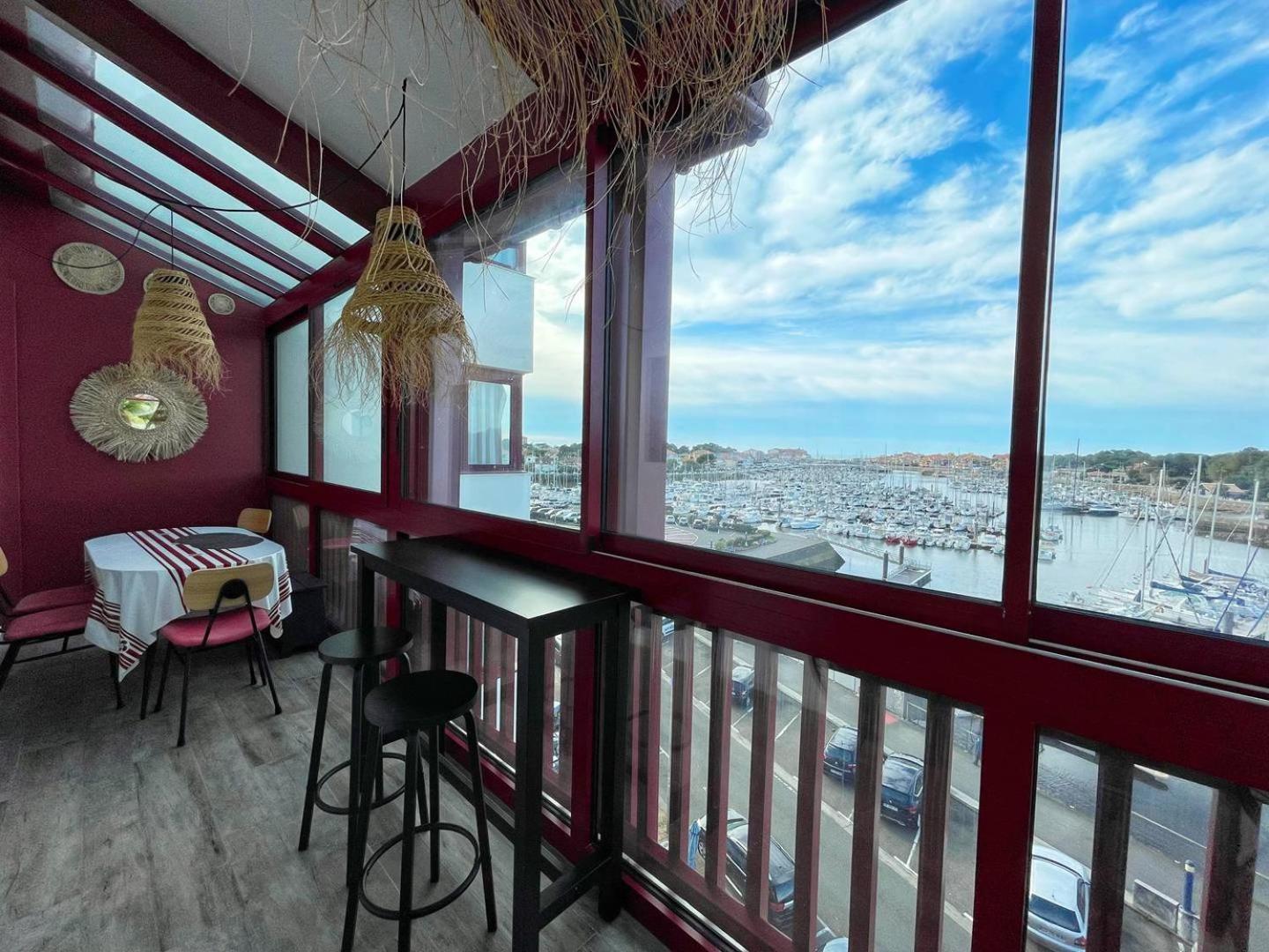 Апартаменти Port Sud - T3 En Duplex Avec Vue Panoramique Sur Le Port De Капбретон Екстер'єр фото