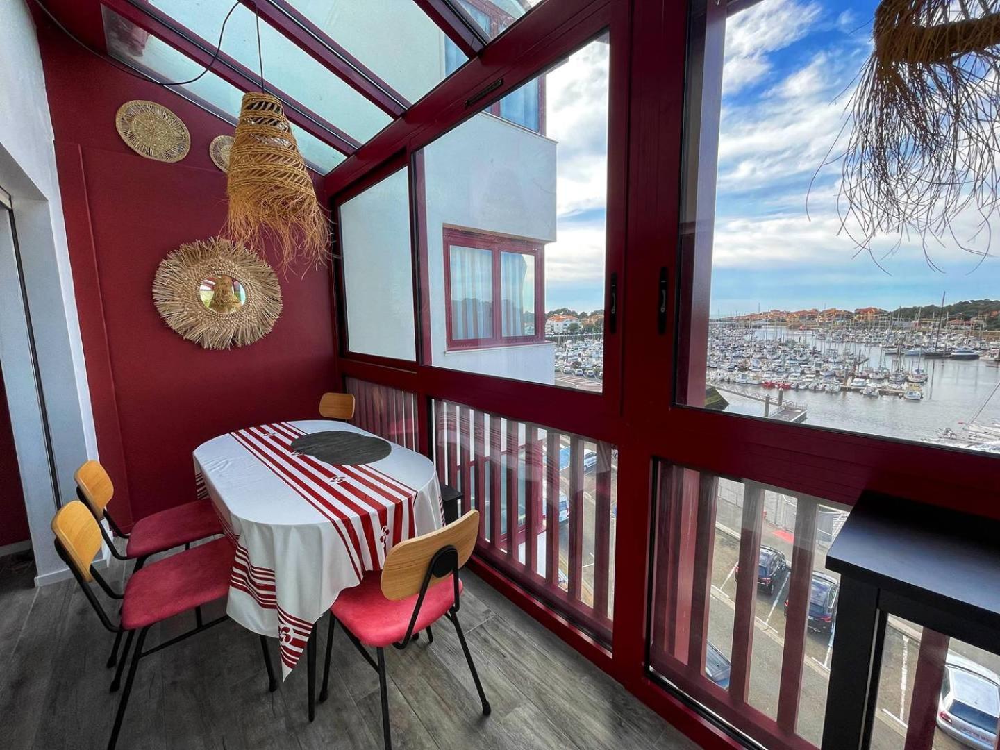 Апартаменти Port Sud - T3 En Duplex Avec Vue Panoramique Sur Le Port De Капбретон Екстер'єр фото